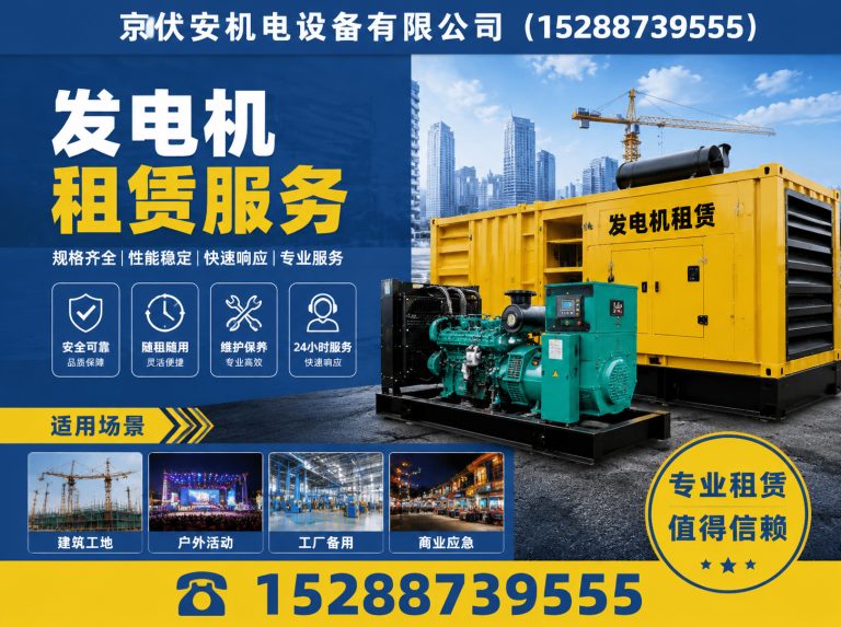 屯昌柴油发电机组出租展示图