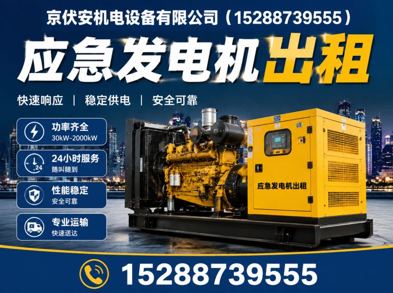 屯昌发电机租赁展示图